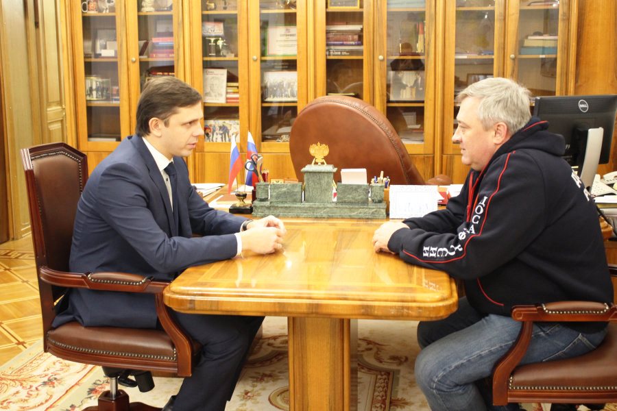 Виталий Кормильцев встретился с губернатором Орловской области Андреем Клычковым